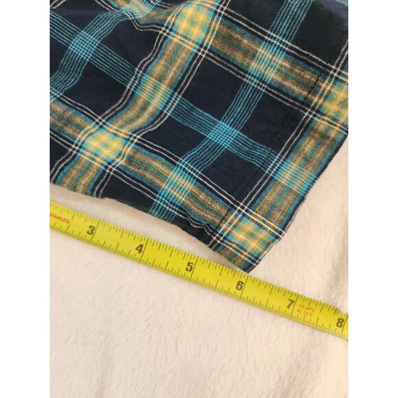 Columbia NWT Shirt Mens Medium Blue Plaid Short Sleeve Gorpcore Fishing Outdoors - Picture 11 of 13